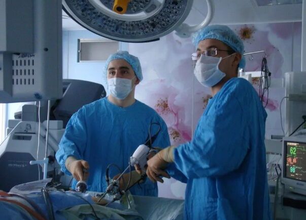 Surgery for the treatment of prostatitis